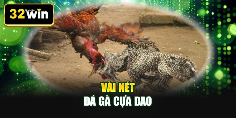 Vài nét đá gà cựa dao